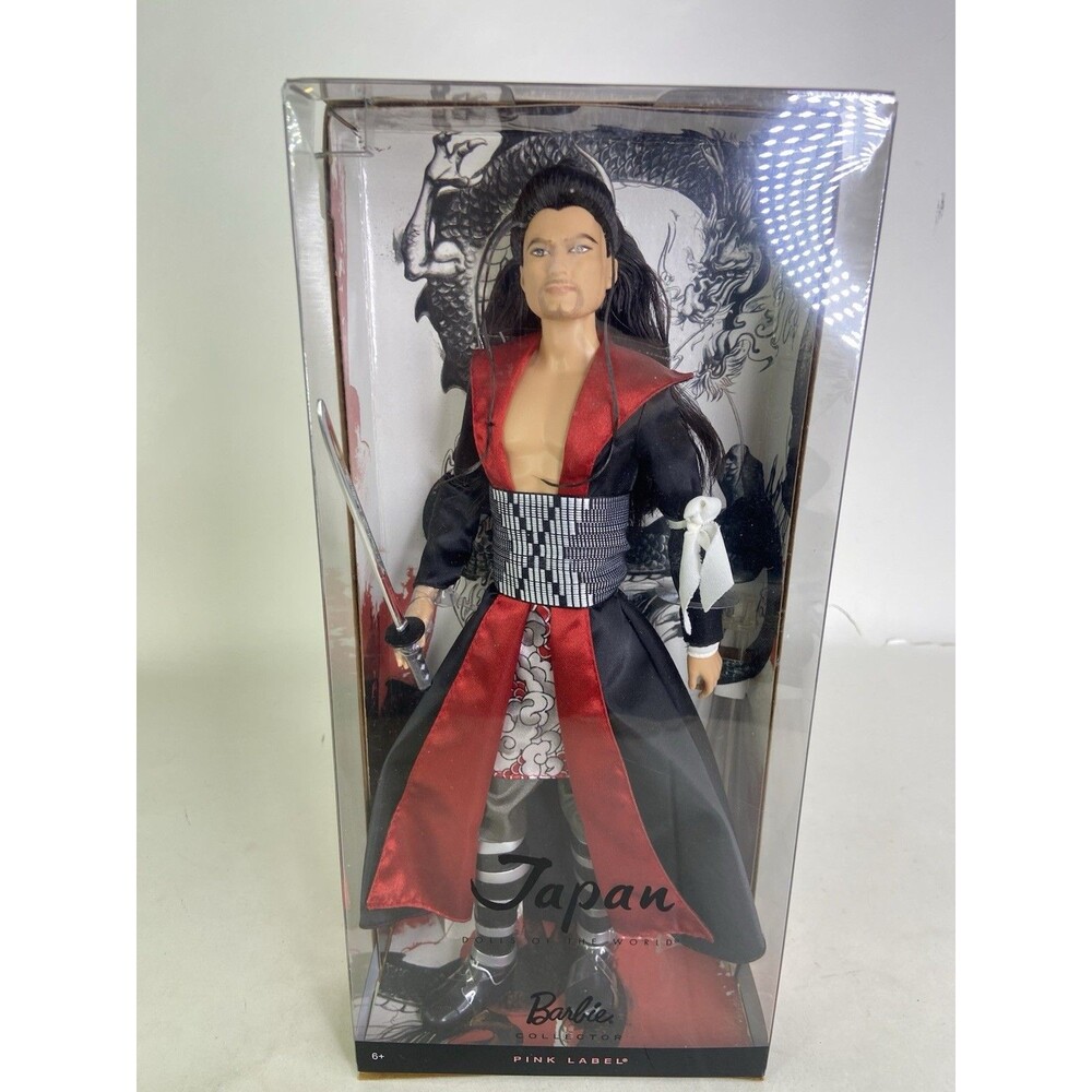 Mattel Barbie Dolls of the World Collector Japan Ken Doll Pink Label V5005 NEW